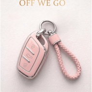 OFF WE GO Pink Car Remote Key Cover MG S5 EV MG4 EV MG ZS EV MG VS HEV MG ZS MG 5 GT MG HS