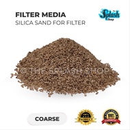 𝐒𝐏𝐋𝐀𝐒𝐇 - Swimming Pool Sand Filter 50kg/Bag (COURSE/KASAR) - Silica sand (Filter Media)