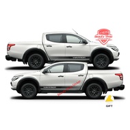 Triton warrior list side body car sticker mitsubishi triton sticker