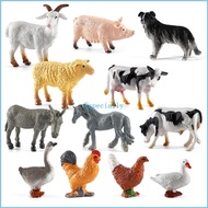 ESP Educational Tiny Farm Animal Figurines Barn Simulation Animals Figures Toy Model