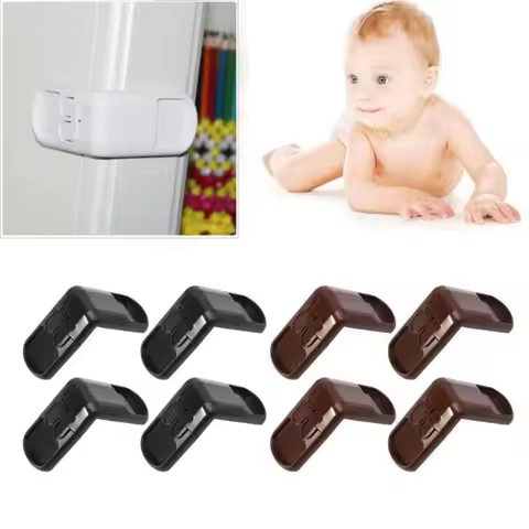 4 Pcs/Lot Baby Safety Drawer Lock Children Safety Baby Door Safety Table Corner/ Baby Safty Products