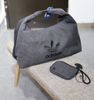 ADIDAS Originals DENIM Bag 牛仔 丹寧 單肩 大雲朵包 (附小零錢包)