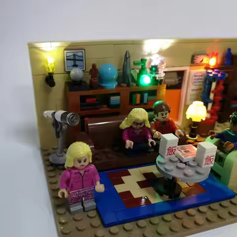 LED Lighting Set Suitable for LEGO The Big Bang Theory 21302 Building Blocks