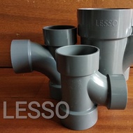 Tee Y Pvc 2 1/2" inch Lesso D 90* Radius Tee Cabang Sambungan Pipa