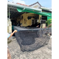 Fish cage with lid 1m x 3m x 1m with zipper