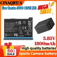 CINAQBT/A 3.85V 1800mAh Battery for Insta 360 ONE X3 Sports Camera Rechargeable Battery Three Charge