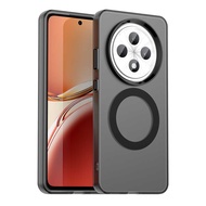 Oppo Reno12/Reno12 Pro/Reno12 F 4G/Reno12 F 5G/F27 CaseMagnetic Translucent Matte Back Cover Shockpr