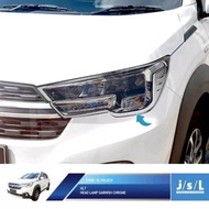 XL7 XL 7 2018 2020 2021 2022 GARNISH LIS LAMPU DEPAN BELAKANG COVER CHROME KROM SILVER