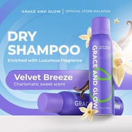 Grace and Glow Dry Shampoo Spray Instant Hair Refresh Hair Care Syampu 150ml Oil Control Adding Volu