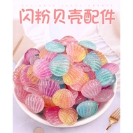 Slime Material Glitter Shell (Gradient Single Item) Resin Accessories
