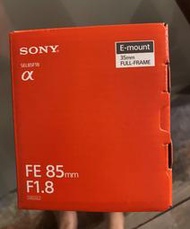 [APPS STORE] SONY Sony Fe 85mm F1.8 數位 單眼 鏡頭  索尼 SEL85F18