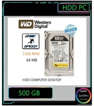 Western Digital 500GB WD Black Performance Internal Hard Drive HDD - 7200 RPM 64M