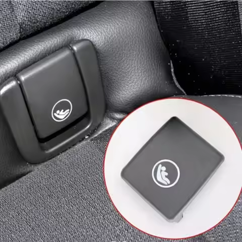 K0AF Rear Buckle Cover 31685072 Car Rear Child Fixing Isofix Cover Rear Child Isofix Mount Caps Cove