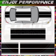 For 1Set BMW M3 M5 M6 Z3 Z4 Z8 128i 318i 328i 650i Dual Rally Racing Stripes Decals Car styling