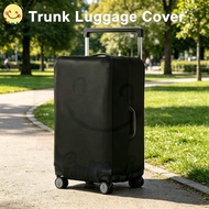 Elastic Spandex Luggage Cover for Wide Handle Square Trunk Suitcase, Anti-Scratch Washable Protectiv