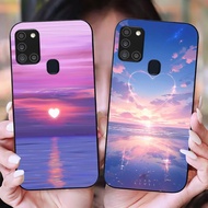 Wavy heart Samsung A21s phone case