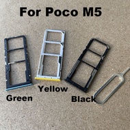 1X For Xiaomi POCO M5 Sim Card Tray Slot Holder Socket Adapter Connector Repair Parts