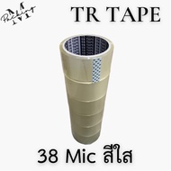 เทปกาว TR TAPE ยกลัง 72 ม้วน เทปใส / ขุ่น / Thank You ยาว 45 หลา