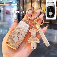 (4 Buttons)High Quality TPU Key Case Smartkey Mercedes Benz GLC E GLE450 GLS450 GLE350 GLE400 GLS400