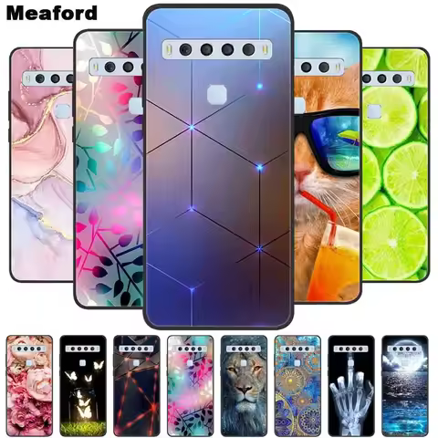For TCL 10L Case Shockproof Silicone Soft TPU Phone Cover for TCL 10 L 10 Lite Cases TCL10L 10L Cute