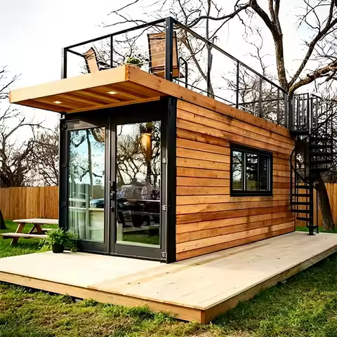 Customized House Prefab Portable Container House Mobile House Foldable Weatherproof Design For Farm 