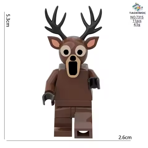 2026 Popular New Product 99 Nights in The Forest: 99 Nights Games Surrounding Dolls Building Blocks