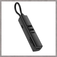 [M G L O] USB 3.0 HDTV 4K 30Hz Video 7 in 1 USB C HUB SD TF Card Slot Reader Multi-Ports PD 100W Cha