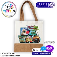 I LOVE DAVAO Jute Bag – Travel & Souvenir Canvas Bag 1