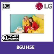 LG 86" inch 86UH5E 500 Nits 120Hz UHD Signage