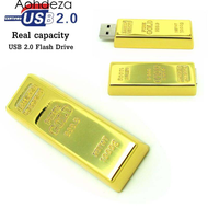 USB ของขวัญสุดสร้างสรรค์ขนาด2.0นิ้วแฟลชไดร์ฟทองแท่งขนาด32GB สีทองแท่งทองแฟลชไดรฟ์ปากกา Drives16GB หน่วยความจำขนาด8GB 4GB