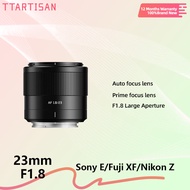 TTArtisan 23mm F1.8 Auto Focus Large Aperture Prime Digital Camara Lens for Fujifilm X XF X-E4 X-S20