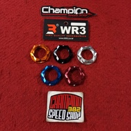 Triangle Steering Nut Triple Clamp Tripleclamp Steering Nut WR3 ZX25R ZX-25R ZX 25R
