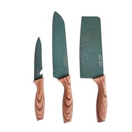 [Ready Stock] iGOZO Amazonas 130931 (3pcs) Set Pisau Dapur Knife Kitchen Set