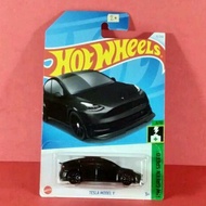 HW Hot Wheels Tesla Model Y (Green Speed)