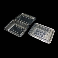 (100pcs±) GO-H3 OPS Bakery Disposable Plastic Clear Food Container For pastry Otak Bekas Makanan Pac