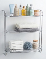 不鏽鋼　浴室三層置物架　大大空間　一次全收　浴室架　置物架