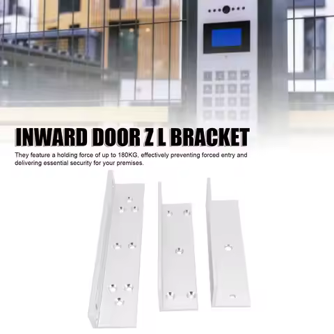 Inward Door L Bracket Inward Door L Bracket 180KG Holding Force Aluminum Alloy L Holder Stand for El