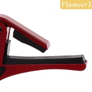 [flameer1] 2x Aluminium Alloy Guitar Capo Tune Clamp for Acoustic Guitar/Ukulele Red