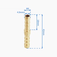 Brass Barb Pipe Fitting 6-19mm Straight/Elbow Gas Copper Barbed