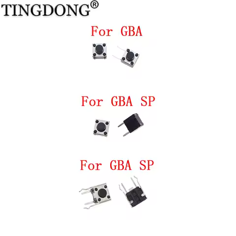 50pcs L/ R Left Right Micro Switch Button Replacement For GBA for GBA SP Game Console LR Button