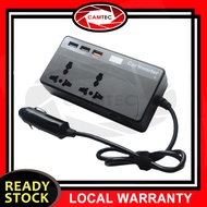 Universal Socket Car Power Inverter 12V 150W / 200W DC to AC 1 X QC3.0+ 2 X 2 USB 2.4V Port