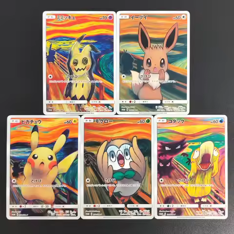 Pokemon Cards Ptcg Japanese Sm-P Promo The Scream Psyduck Eevee Mimikyu Rowlet Munch A Retrospective