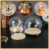 SUER Glass cloche Home Decor Fairy Lights Spherical Glass Vase Terrarium Jar Flower Storage box