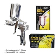 HITTO PROFESSIONAL PAINT SPRAY GUN SET UP 400CC HT-68G 1.3MM/1.5MM