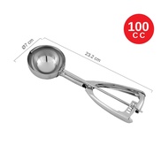 MINEX Japan 18/8 Stainless Steel Serving Ice Cream Scoop (10/15/18/20/30/35/50/60/85/100cc)