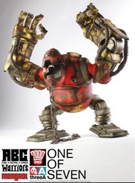  （巨大全新外啡盒從未開封）ThreeA 3A Ashley Wood 1/6 MONGROL AND THE MESS 1/6 SCALE FIGURE A.B.C. WARRIORS Three 