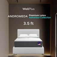 Wellplus ที่นอนยางพาราแท้ สัมผัสแน่น รุ่น ANDROMEDA ความหนา 8 นิ้ว ยางพาราเกรดพรีเมียม รองรับสรีระร่