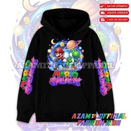 Super Mario Galaxy The Movie Kids Hoodie Jacket Free Name Super Mario Galaxy Movie Kids Hoodie Sweat