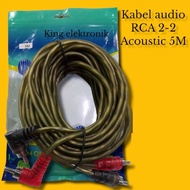Cable Audio RCA 2-2 Acoustic 5 Meters / 5M