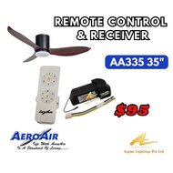AEROAIR Ceiling Fan AA335 35" REMOTE CONTROL & RECEIVER SG Seller